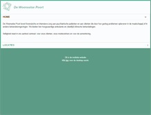 Tablet Screenshot of dewoenselsepoort.nl